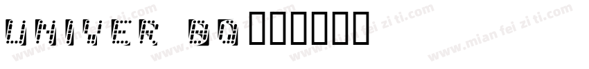 univer BQ字体转换